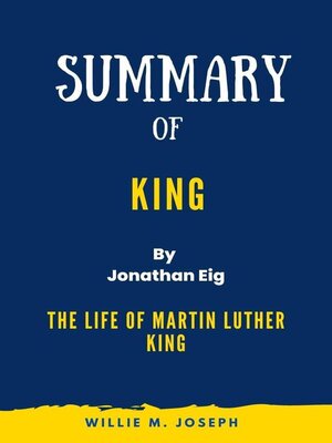 cover image of Summary of King by Jonathan Eig